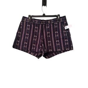 Gap Women’s Size 10 Navy Multi Colored Design City Shorts 33” Waist